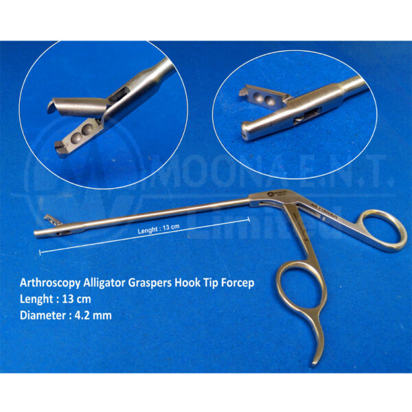 Arthroscopic Grasping Hook Forceps