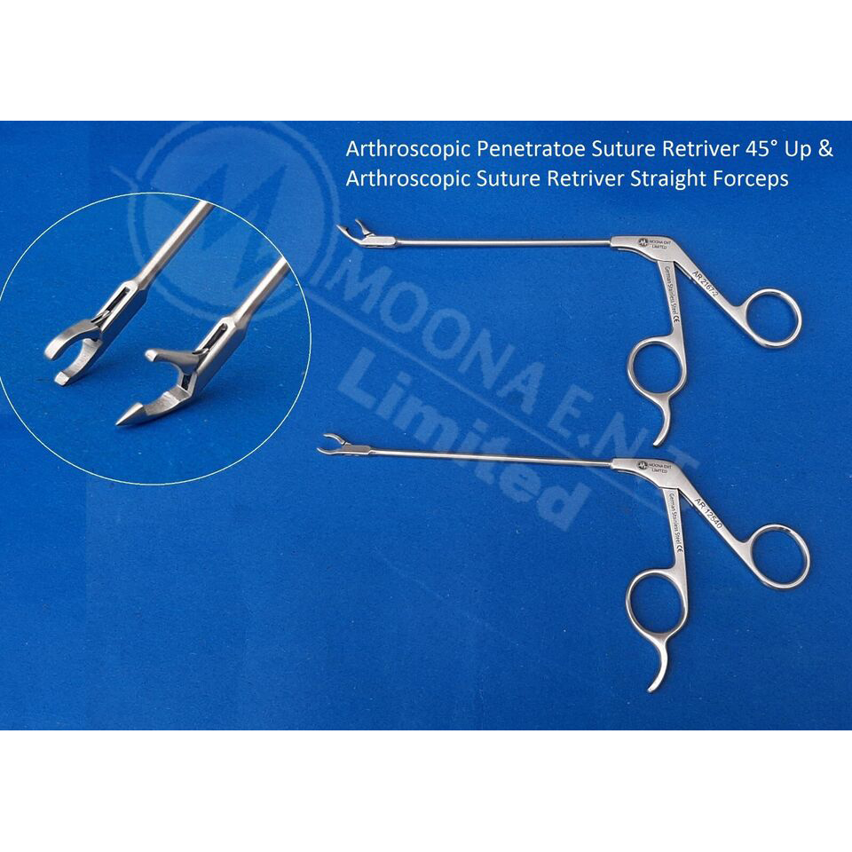 Arthroscopic Forceps Suture Retriever 2 Piece Moona Ent International