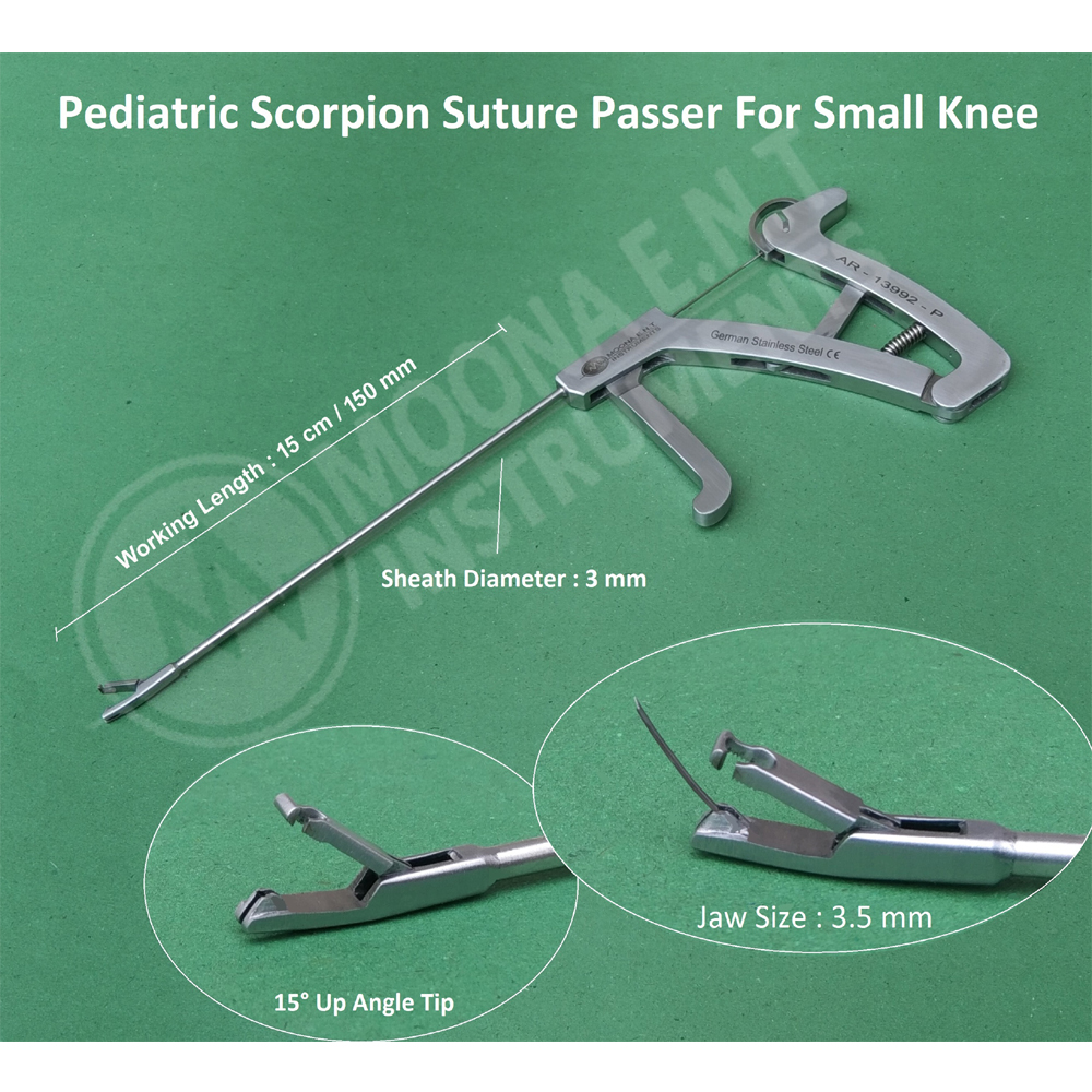 Pediatric Scorpion Suture Passer For Small Knee, With 1 Needle (nickel-titanium)