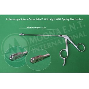 Arthroscopy FIBER-TAPE Cutter Forcep mini 2.0 With Spring Mechanism