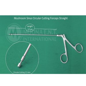Fees Surgery Mushroom Sinus Circular Cutting 3.5mm ENT Forceps