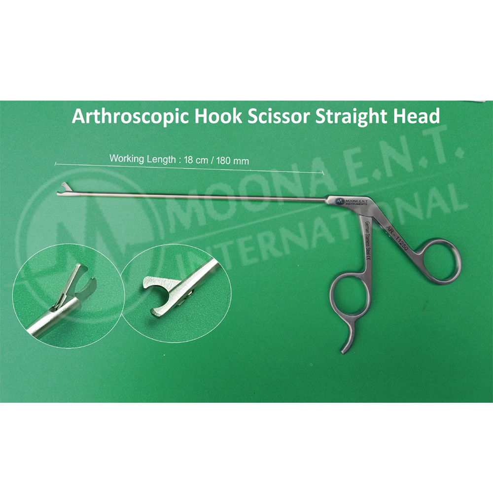 Arthroscopic Hook Scissors Straight