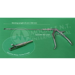 Kevorkian Biopsy Tischler Forceps - 25 cm Length, 360° Rotatable