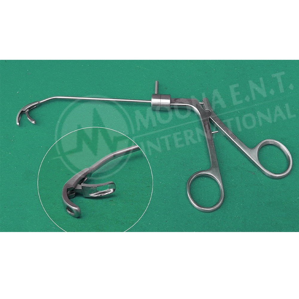 ENT Heuwieser Antrum Grasping Forceps Rotatable 360° Finger Point