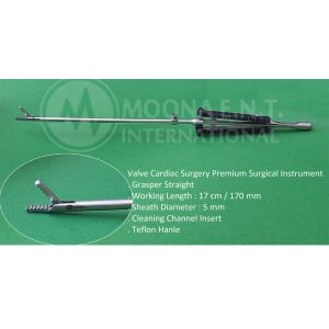 Valve Xs Cardiac surgery Instruments Straight Alligator Grasper Forcep
