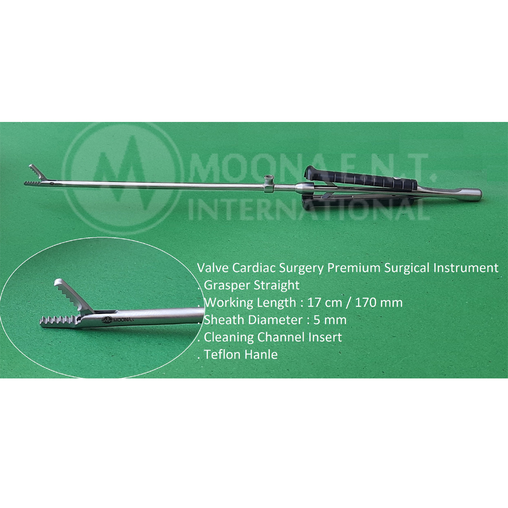 Valve Xs Cardiac surgery Instruments Straight Alligator Grasper Forcep