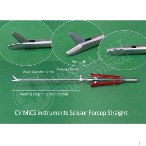 Valve Xs Cardiac surgery Instrument Scissor Forceps Straight