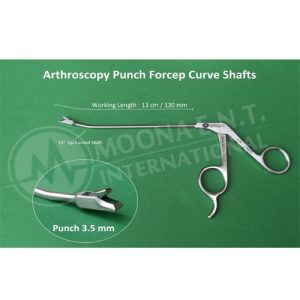 Arthroscopic Punch, Standard, 15° Up Curved Shaft AR-2895