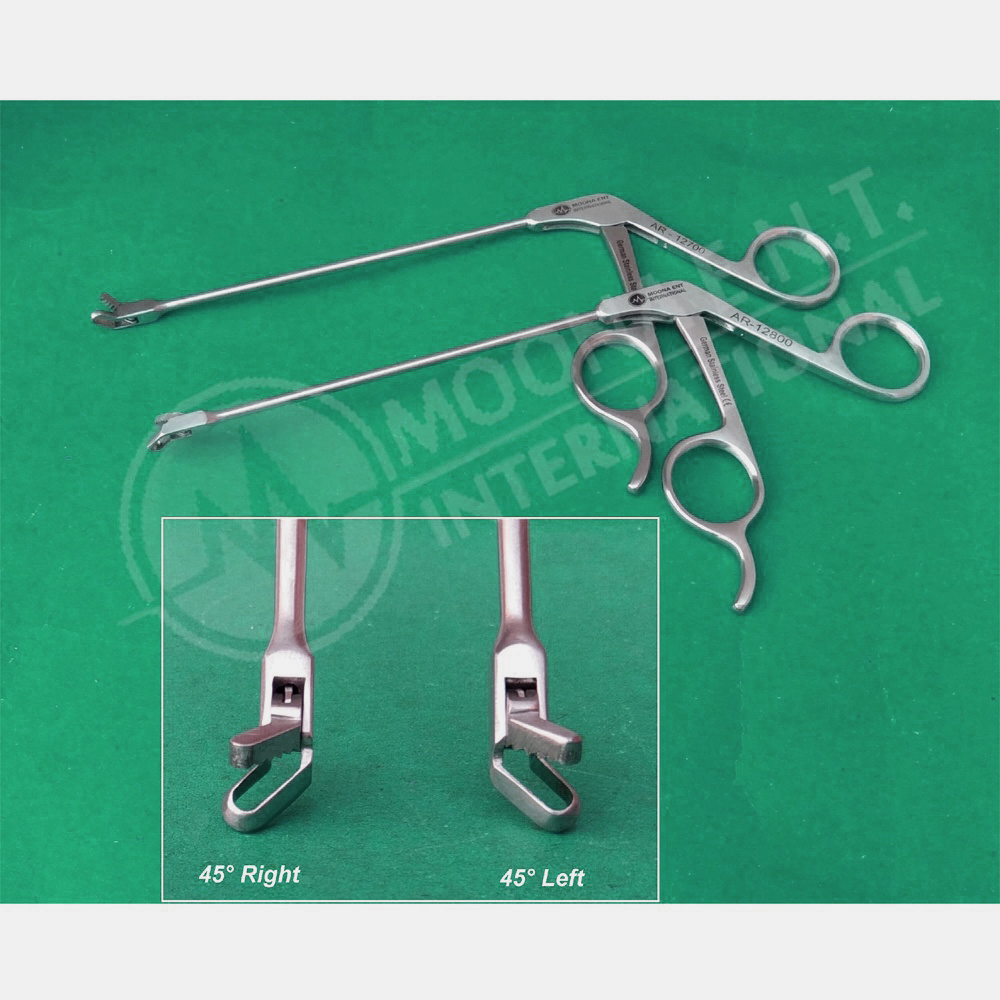 MEI 45° Right & Left Punch Tips Arthroscopy Forceps 2 Pieces Set