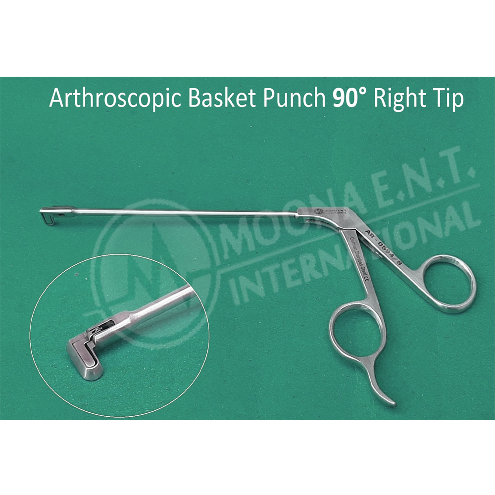 Arthroscopy Basket Punch 90° Right Tip
