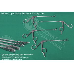 All Types Suture Retriever Forceps Set Of 4 Pieces