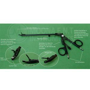 New STAMMBERGER Bipolar Suction Forceps