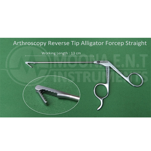 Arthroscopy Reverse Tip Alligator Grasping Forcep for arthroscopy surgery procedure