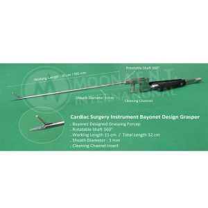 Valvegate Cardiac Surgery Bayonet & 360° Rotatable Grasping Forcep,Neuro Surgery