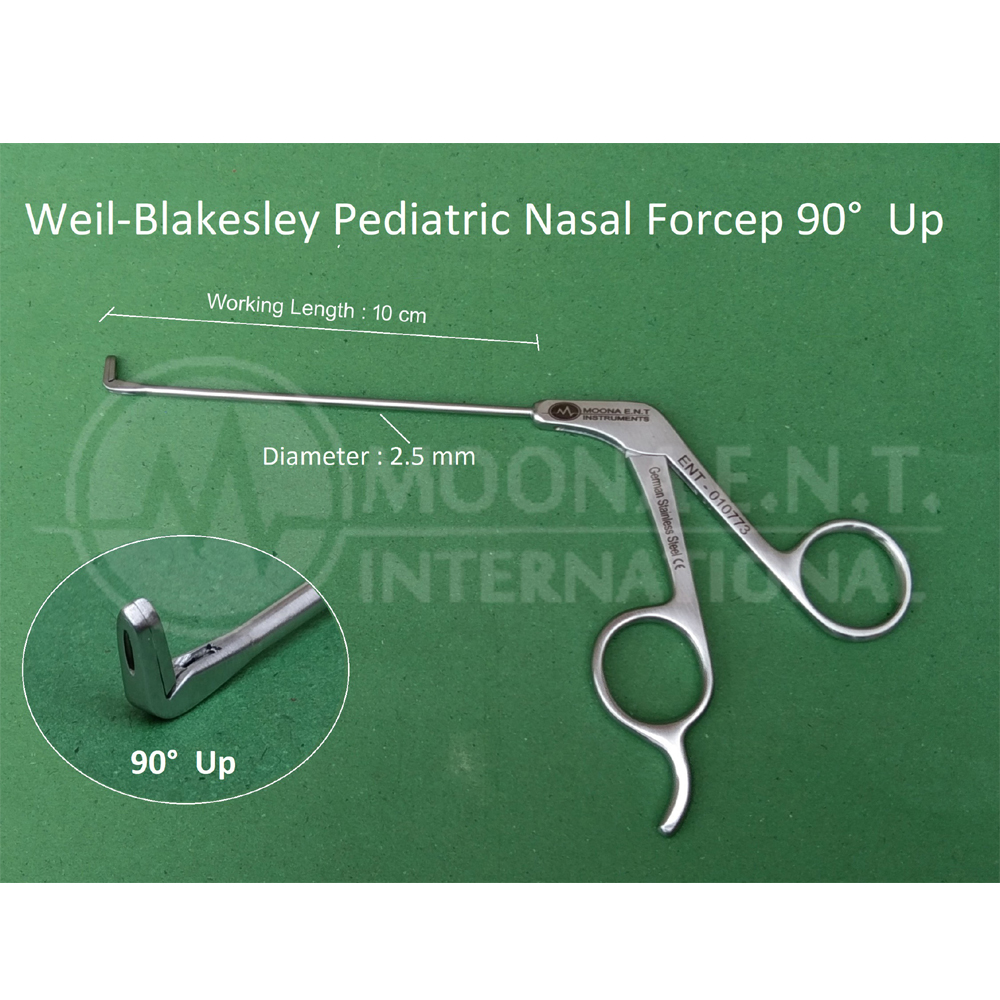 ENT Pediatric WEIL-BLAKESLEY Forcep 90° Up Tip, SINUS & NASAL FORCEPS