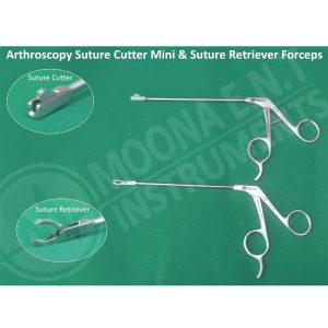 Arthroscopic Surgery Suture Cutter Mini & Suture Retriever Forceps, Orthopedics