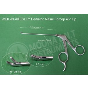 WEIL-BLAKESLEY Pediatric Nasal Forcep – 45° Up ENT, SINUS & NASAL FORCEP