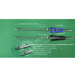 ValveGate MICS Needle Holder Straight & 45 Degree Up with Lock Mechanism
