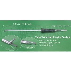 Valve Gate xs Grasping Forceps With Irrigation Suction Tube Insertion Cardiology