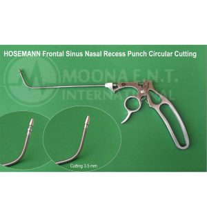 Hoseman Frontal Sinus Nasal Recess Punch Circular Cutting, Otolaryngology Surgeons