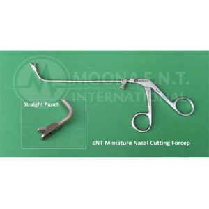 ENT Miniature Nasal Cutting Forceps, 65° up Shaft